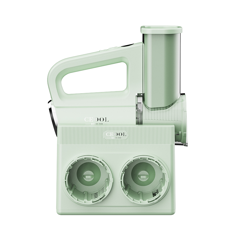CEOOL Model QC303B Cordless Electric Vegetable Slicer, cream yellow