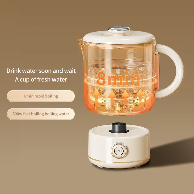 CEOOL SH951 portable electric kettle, 600W power, 8 mins rapid boiling for fresh hot water