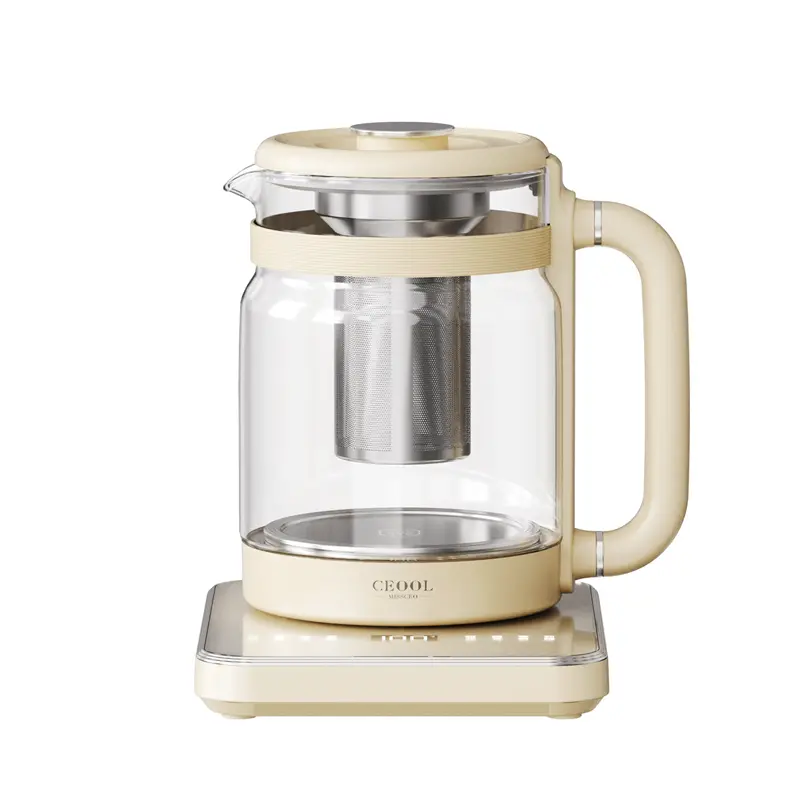 CEOOL BL007 多功能电养生壶，1.5L 玻璃数字茶壶配滤网，支持 OEM/ODM