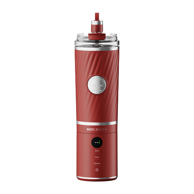 CEOOL FT612 portable blender red color, 500ml insulated juicer cup, USB rechargeable, OEM ODM custom