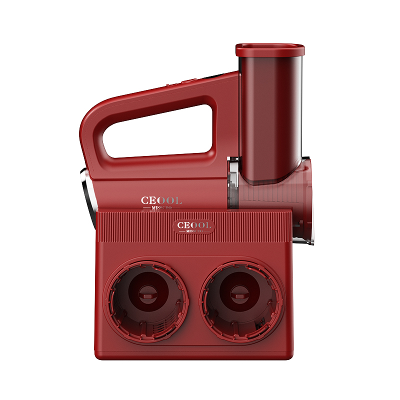 CEOOL Model QC303B Cordless Electric Vegetable Slicer, wine red