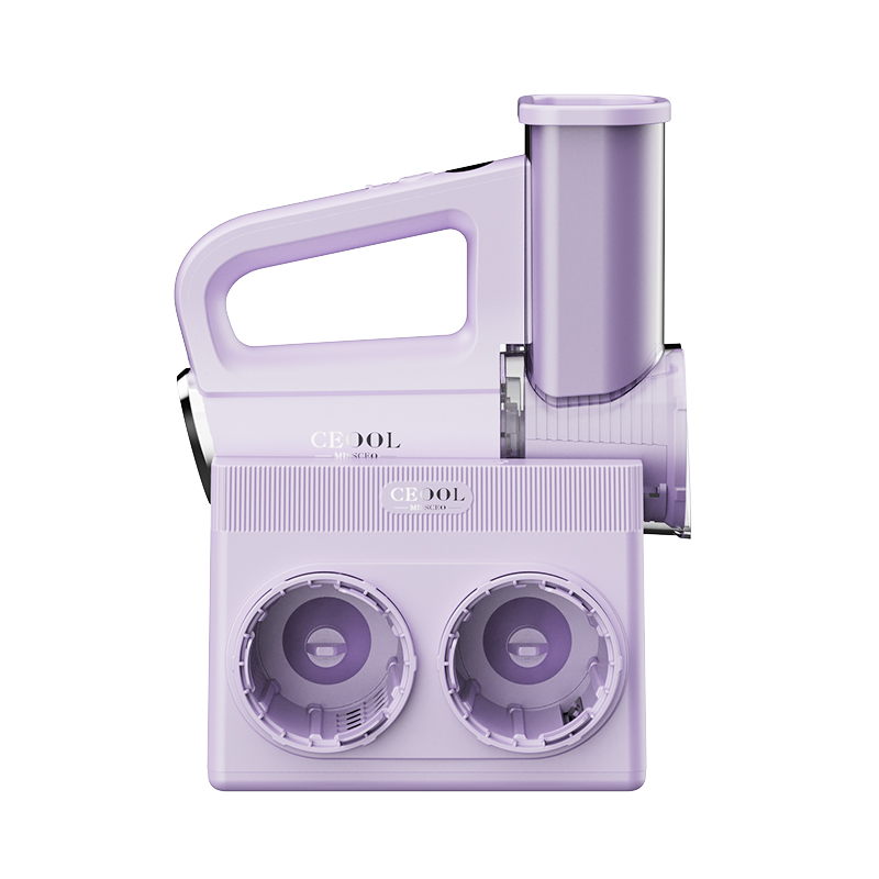 CEOOL Model QC303B Cordless Electric Vegetable Slicer, lavender purple