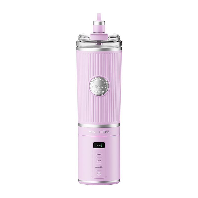 CEOOL FT611 portable blender purple, 500ml double wall vacuum insulated tumbler, rechargeable juicer cup OEM ODM