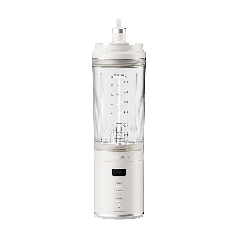 CEOOL FT611B white portable juicer blender,11.1V,500ml USB rechargeable cup,detachable blade base,OEM ODM