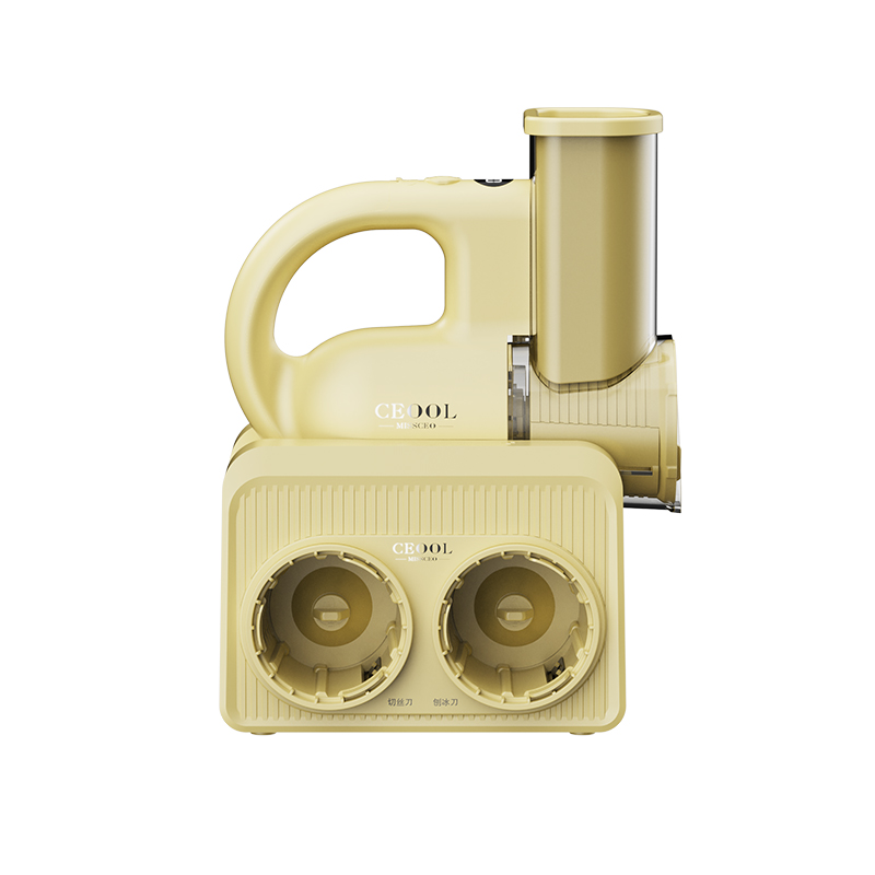 CEOOL 型号 QC302B 无线电动切菜机，奶油黄