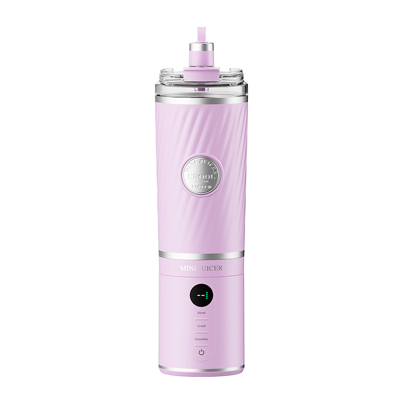 CEOOL FT612 portable blender purple color, 500ml insulated juicer cup, USB rechargeable, OEM ODM custom