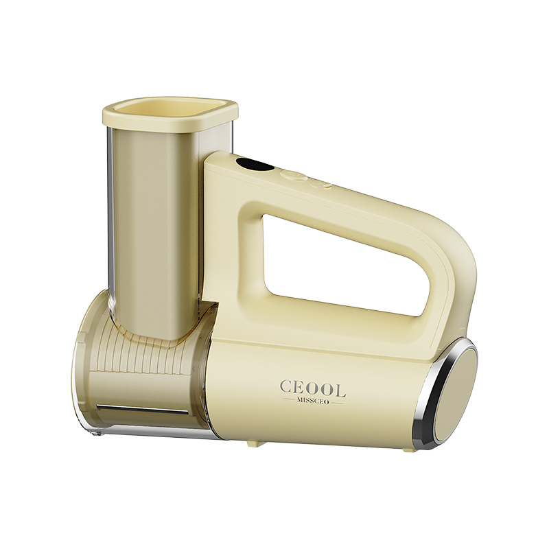 CEOOL Model QC303D Cordless Electric Vegetable Slicer, cream yellow