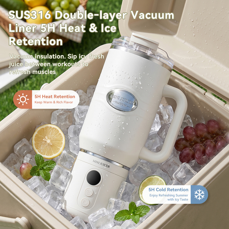 CEOOL FT833 Portable Blender with SUS316 Double Vacuum Liner, 5H Heat & Cold Retention