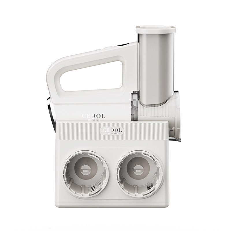 CEOOL Model QC303B Cordless Electric Vegetable Slicer, white